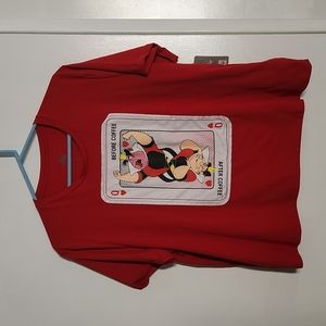 Disney Queen of Hearts Shirt, Size 2XL